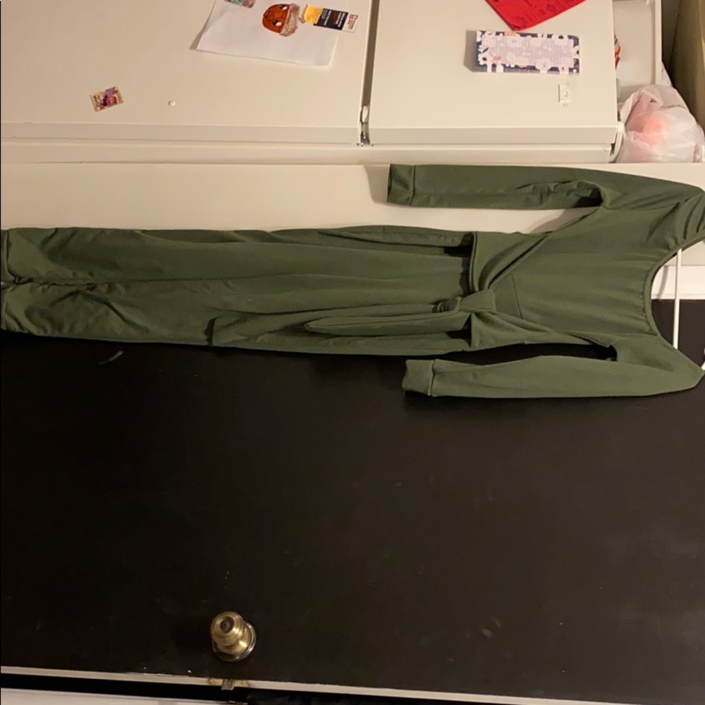Olive pantsuit